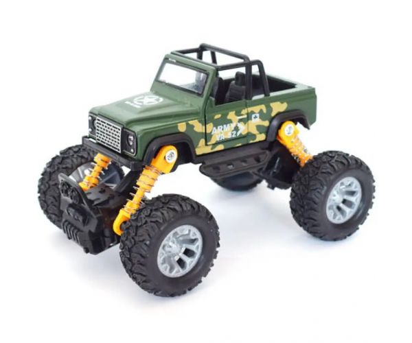 Off-Road mașină jeep verde 1/32