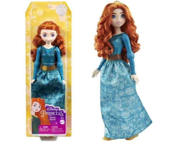 Disney Princess: Merida sclipitoare prințesă păpușă - Mattel
