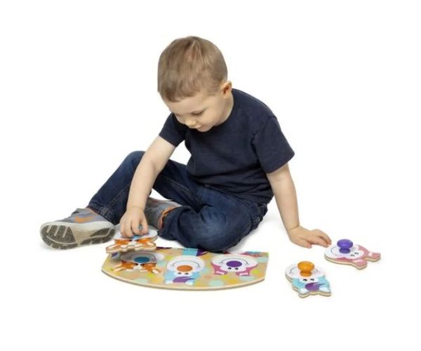 Puzzle fermă lemn uriaș - Melissa & Doug