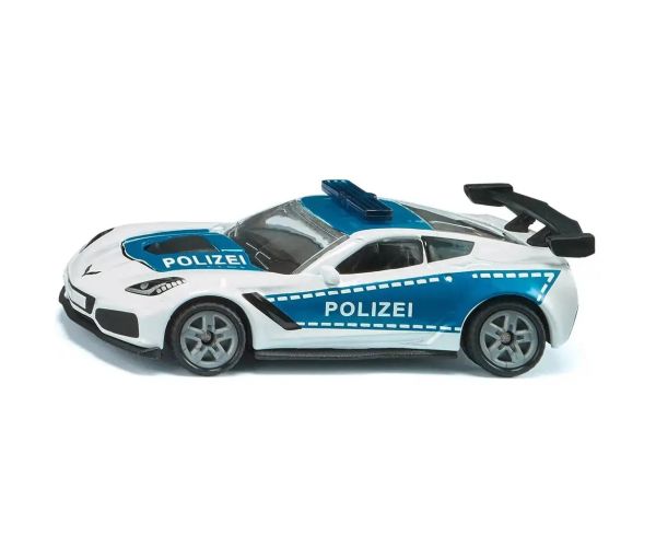 Mașinuță de jucărie SIKU Chevrolet Corvette ZR1 poliție 1/64