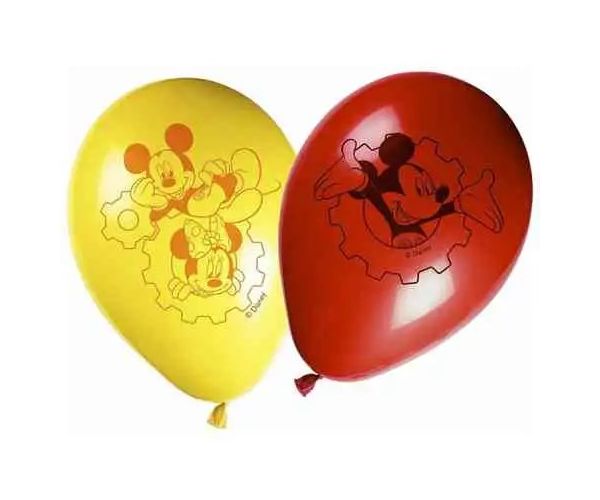 Set de 8 baloane colorate Mickey Mouse pentru petrecere