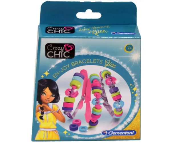 Crazy Chic En-Joy Bracelets set de făcut brățări - Clementoni