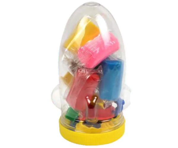 Play-Dough: Heroes rachetă set plastilină 8x15g