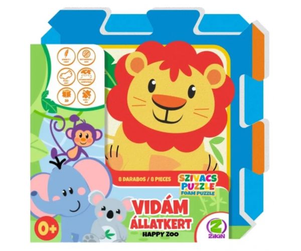 Happy Zoo - Zoo Fericită puzzle burete