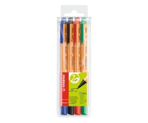 Stabilo: GREENpoint 0,8mm set 4 bucăți
