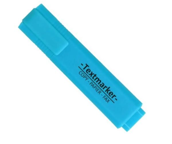 Spirit: Textmarker neon albastru textliner 1-4mm vârf tăiat