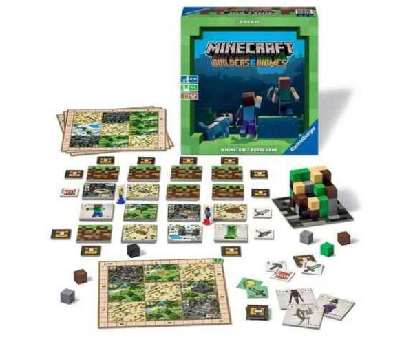 Minecraft: Builders & Boimes joc de societate - Ravensburger (limba maghiară)