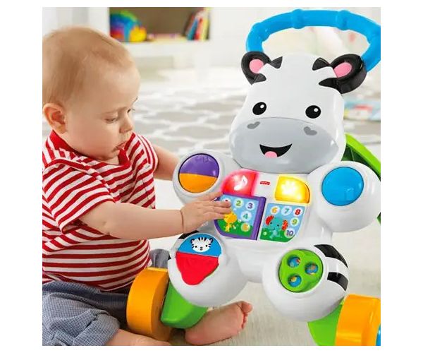 Fisher-Price: Zebra ajutător de mers - Mattel