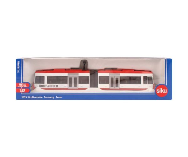 Tramvai roșu urban SIKU 1/87