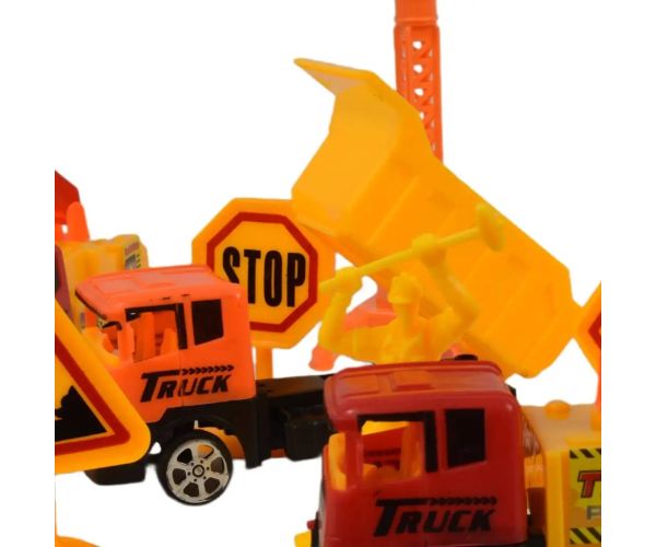 Heavy Duty: Set de jucării de construcție cu mașini și accesorii