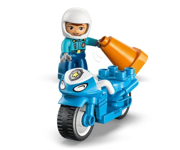 LEGO® DUPLO®: Motocicletă de poliție albastră (10471)