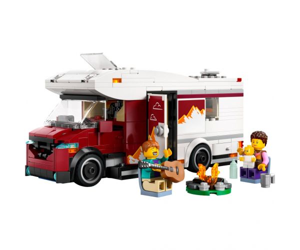 LEGO® City: Rulotă pentru vacanțe aventuroase (60454)