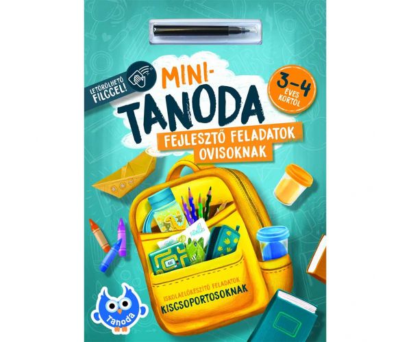 Minișcoală cu marker șters - de la 3 la 4 ani