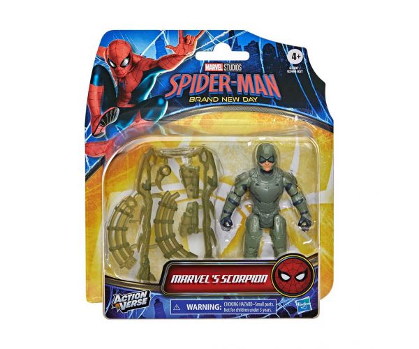 Spider-Man Zi Nouă: Figurina Scorpion cu accesorii 11cm – Hasbro