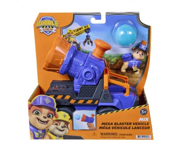 Paw Patrol Rubble și echipa sa Mix vehicul de lansare set de joacă - Spin Master