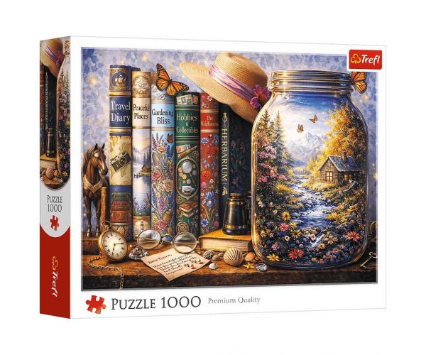 Poveste într-o sticlă puzzle de 1000 de piese - Trefl
