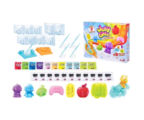 Jelly Gelz Lifestyle Deluxe set creativ de figurine din gel - Simba Toys
