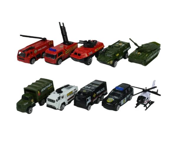 Die-Cast: Set mașină de poliție în două versiuni