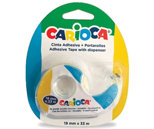 Banda adezivă cu dispenser 19mmx33m - Carioca