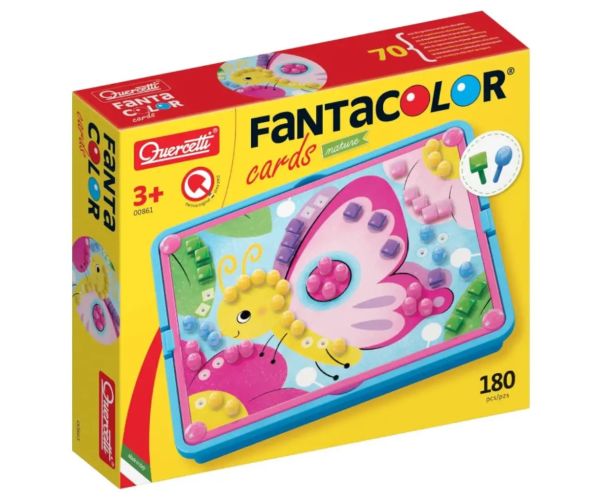 Quercetti: Fanta Color Cards Natură set de joacă creativă