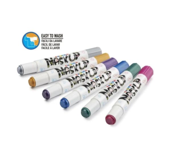 MaskUp Metallic 6 bucăți vopsea pentru față - Carioca