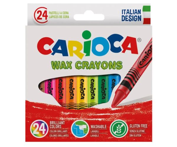 Set cretă cerată 24 buc. - Carioca