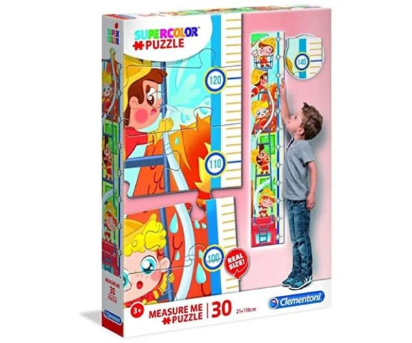 Pompieri Measure me 30 bucăți puzzle - Clementoni