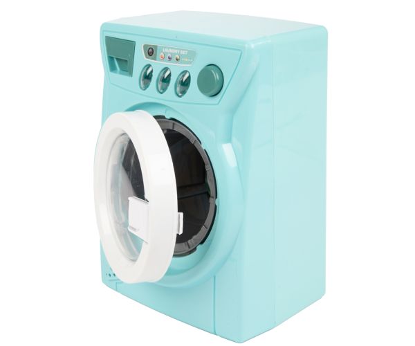 Mașină de spălat turquoise cu efecte sonore și de lumină