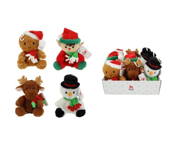 Nicotoy: Figurina de pluș de Crăciun în mai multe variante 1buc 18cm - Simba Toys