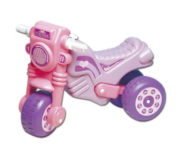 Cross motor roz fără pedale - D. Toys