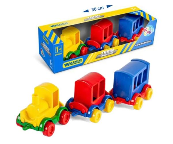 Kid Cars Trenuri set de 3 bucăți - Wader