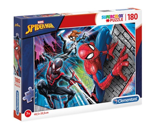 Marvel Spider-Man Supercolor puzzle 180buc - Clementoni