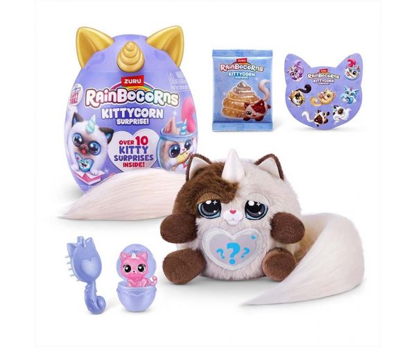 Rainbocorns: Pocket Kittycorn surpriză pisicuță plușată în mai multe variante 1buc
