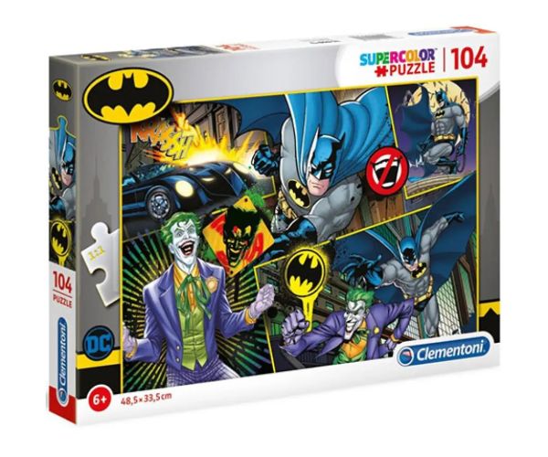 Batman Supercolor puzzle 104 bucăți - Clementoni