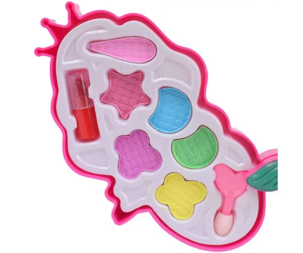 Make Up Set: Paletă de machiaj in forma de sirena cu ruj