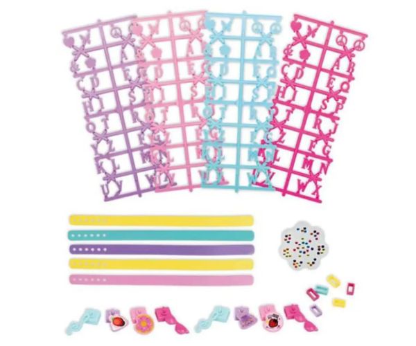 Fashion Star set de făcut brățară cu litere și accesorii