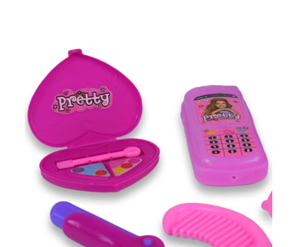 Vogue Girl: set de frumusețe din 10 piese cu pantofi, telefon și accesorii de coafură