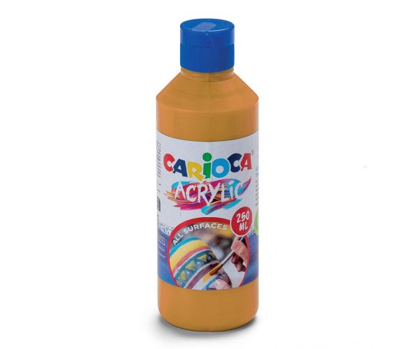 Acrilic 250ml vopsea acrilică culoare aurie - Carioca