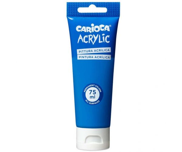 Acrilic 75ml vopsea acrilică albastră - Carioca