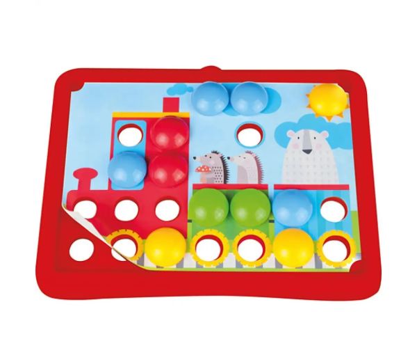LENA: Set de joc Mosaik Puncte de început - Vehicule