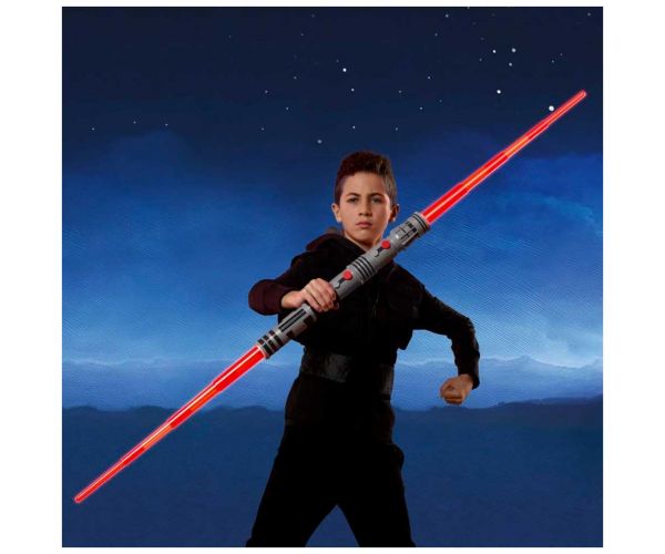 Star Wars Sabie cu Lame Duble: Sabia Electronică a lui Darth Maul - Hasbro