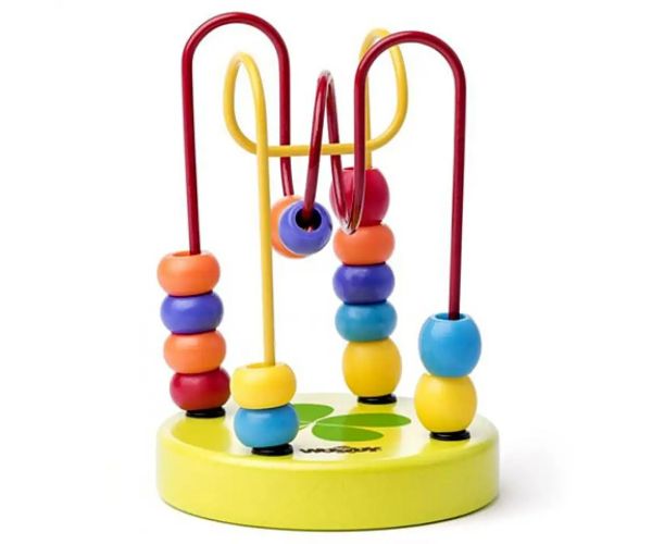 Jucărie creativă din lemn verde mini