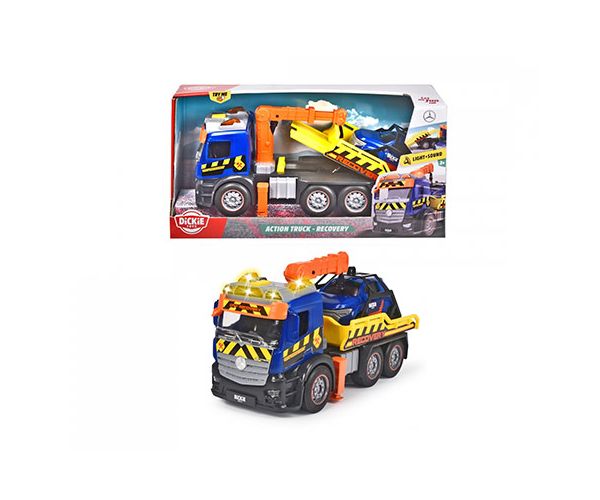 Action Truck Ambulanță auto cu sunete și lumini 26cm - Dickie Toys