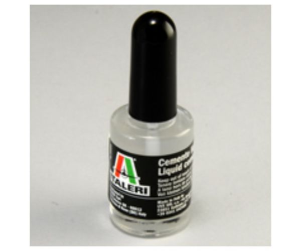 Adeziv pentru machete Italeri cu pensulă 15ml - cu pensulă groasă