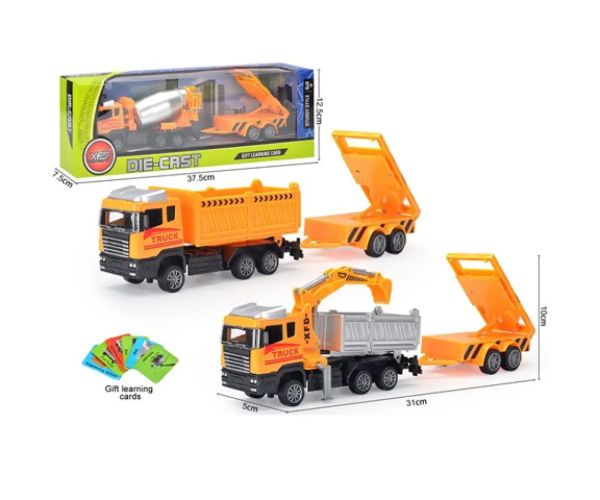 Mașină de construcție cu remorcă mai multe variante