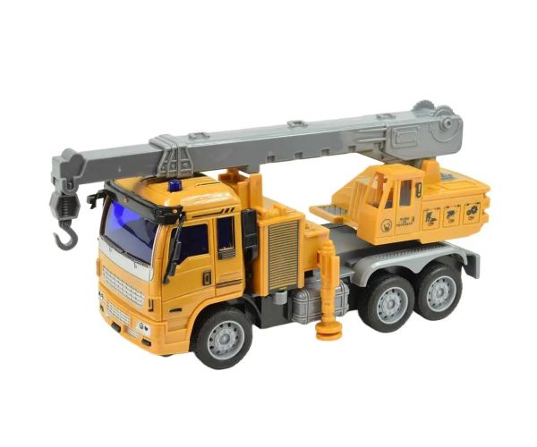 Camion de construcție cu telecomandă RC cu efecte de lumină 27MHz 20cm în diverse versiuni 1bucată