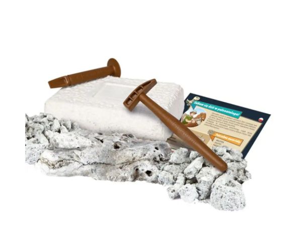 Science&Play: Archeofun Velociraptor luminează set de arheolog - Clementoni