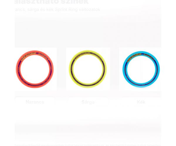Aerobie: Sprint Ring frisbee 25 cm, în diverse variante, 1 buc.