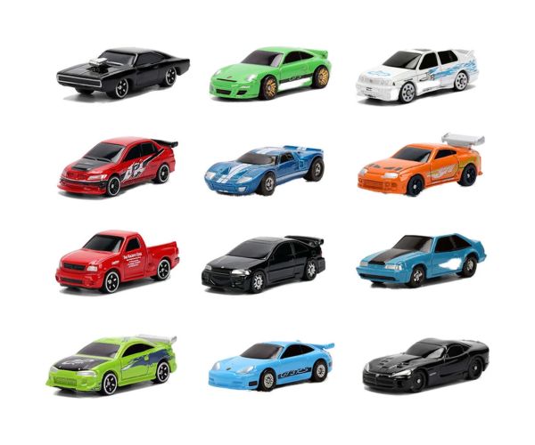 Fast & Furious Nano Hollywood Rides mașinuțe surpriză 1 buc – Jada Toys