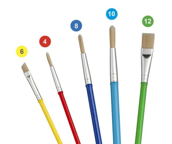School Brush set de pensulă 5 bucăți - Carioca